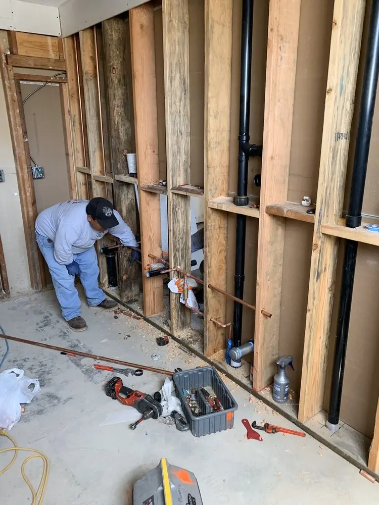Commercial rough-in plumbing for Commercial Plumbing in Branbury Cross